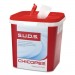 Chicopee CHI0727 S.U.D.S Bucket with Lid, 7.5 x 7.5 x 8, Red/White, 6/Carton