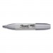 Sharpie SAN2089638 Metallic Permanent Marker, Medium Chisel Tip, Silver, Dozen