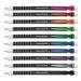 Paper Mate PAP2104212 Write Bros Mechanical Pencil, 0.7 mm, HB (#2), Black Lead, Black Barrel with Assorted Clip Colors