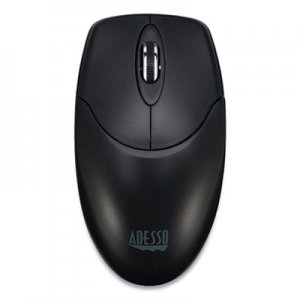 Adesso ADEM60 iMouse Antimicrobial Wireless Mouse, 2.4 GHz Frequency/30 ft Wireless Range, Left/Right Hand Use, Black