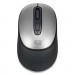 Adesso ADEA10 iMouse Antimicrobial Wireless Mouse, 2.4 GHz Frequency/30 ft Wireless Range, Left/Right Hand Use, Black/Silver