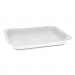 Pactiv PCT51P102FS Meat Tray, #2, 8.38 x 5.88 x 1.21, White, 500/Carton