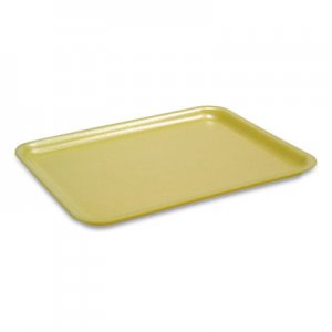 Pactiv PCT51P302 Supermarket Trays, #2, 8.38 x 5.88 x 1.21, Yellow, 500/Carton