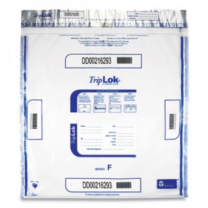 TripLOK CNK585064 Deposit Bag, 20 x 20, 3 mil Thick, Plastic, Clear, 250/Carton