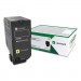 Lexmark LEX74C00YG Return Program Toner, 3,000 Page-Yield, Yellow