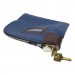 CONTROLTEK CNK530980 Fabric Deposit Bag, Locking, 8.5 x 11 x 1, Nylon, Blue