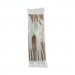 World Centric WORASPSTN TPLA Compostable Cutlery, Knife/Fork/Spoon/Napkin, 6", White, 250/Carton