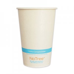 World Centric WORCUSU16C NoTree Paper Cold Cups, 16 oz, Natural, 1,000/Carton