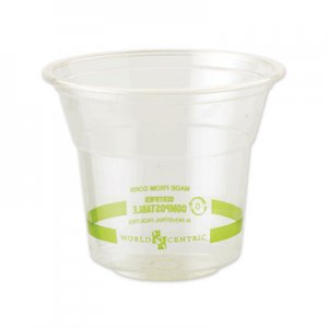 World Centric WORCPCS10 Clear Cold Cups, 10 oz, Clear, 1,000/Carton