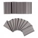 U Brands UBRFM1310 Magnetic Card Holders, 2 x 1, Black, 25/Pack
