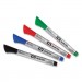 Quartet QRT79555 Premium Glass Board Dry Erase Marker, Fine Bullet Tip, Assorted Colors, 4/Pack