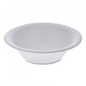 Pactiv PCTYTH100120000 Unlaminated Foam Dinnerware, Bowl, 6" Diameter, 12 oz, White, 1,000/Carton