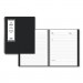 Blue Sky BLS121454 Aligned Business Notebook, Narrow Rule, Black Cover, 11 x 8.5, 78 Sheets
