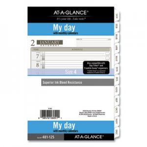 At-A-Glance AAG48112521 1-Page-Per-Day Planner Refills, 8.5 x 5.5, White, 2021