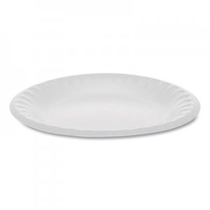 Pactiv PCTYTH100060000 Unlaminated Foam Dinnerware, Plate, 6" Diameter, White, 1,000/Carton