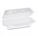 Pactiv PCTYHLW01840000 SmartLock Foam Hinged Containers, Medium, 8.75 x 4.5 x 3.13, White, 440/Carton