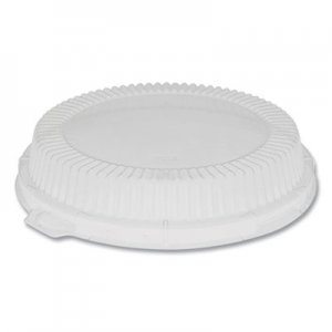 Pactiv PCTYCI800120000 OPS ClearView Dome-Style Lid with Tabs for Meadoware Plates, Fluted, 8.88 x 8.88 x 0
