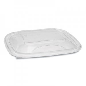 Pactiv PCTSACLD07 EarthChoice PET Container Lids, For 24-32 oz Container Bases, 7.38 x 7.38 x 0.82