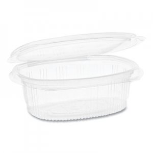Pactiv PCT0CA910160000 EarthChoice PET Hinged Lid Deli Container, 16 oz, 4.92 x 5.87 x 2.48, Clear, 200