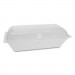 Pactiv PCT0TH10099Y000 Foam Hinged Lid Containers, Single Tab Lock Hoagie, 9.75 x 5 x 3.25, White, 560/Carton