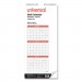 Universal UNV71003 Three-Month Wall Calendar, White/Black/Red, 12 x 27, 2021