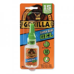 Gorilla Glue GOR7807301CT Super Glue Gel, 0.53 oz, Dries Clear, 4/Carton