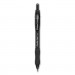 Paper Mate PAP2095468 Profile Retractable Gel Pen, Fine 0.5 mm, Black Ink, Translucent Black Barrel, Dozen