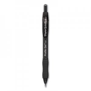 Paper Mate PAP2095452 Profile Retractable Gel Pen, Fine 0.5 mm, Black Ink, Translucent Black Barrel, 36/Pack