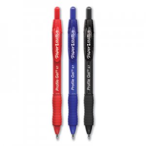 Paper Mate PAP2095446 Profile Retractable Gel Pen, Medium 0.7 mm, Assorted Ink/Barrel, 36/Set