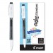 Pilot PIL11485 FriXion Erasable Stick Marker Pen, 0.6 mm, Black Ink/Barrel, Dozen