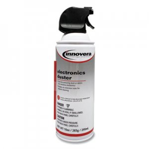 Innovera IVR10010 Compressed Air Duster Cleaner, 10 oz Can