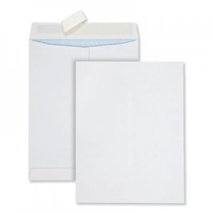 Quality Park QUA44929 Redi-Strip Security Tinted Envelope, #13 1/2, Square Flap, Redi-Strip Closure, 10 x 13, White