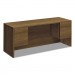 HON HON10543PINC 10500 Series Kneespace Credenza With 3/4-Height Pedestals, 72w x 24d, Pinnacle