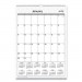 Blue Sky BLS117373 Classic Red Wall Calendar, 12 x 17, 2021