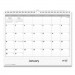 Blue Sky BLS111292 Classic Red Wall Calendar, 15 x 12, 2021