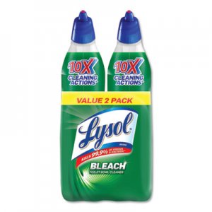 LYSOL Brand RAC96085 Disinfectant Toilet Bowl Cleaner with Bleach, 24 oz, 8/Carton