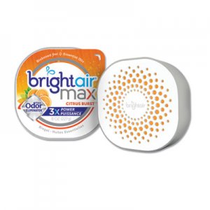BRIGHT ir BRI900436EA Max Odor Eliminator Air Freshener, Citrus Burst, 8 oz