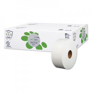 Papernet SOD415595 BioTech Toilet Tissue, Septic Safe, 2-Ply, Whte, 7.6" x 1000 ft, 12 Rolls/Carton