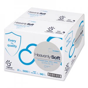 Papernet SOD410001 Heavenly Soft Toilet Tissue, Septic Safe, 2-Ply, White. 4.1" x 146 ft, 500 Sheets/Roll, 96