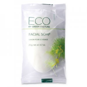 Eco By Green Culture OGFSPEGCFL Facial Soap Bar, Clean Scent, 0.71 oz Pack, 500/Carton