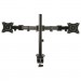 3M MMMMM200B Dual Monitor Mount, For 27" Monitors, 360 Degree Rotation, +45 Degree/-45 Degree Tilt, 90 Degree Pan, Black