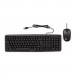 Innovera IVR69202 Slimline Keyboard and Mouse, USB 2.0, Black
