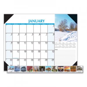 House of Doolittle HOD1476 Earthscapes Scenic Desk Pad Calendar, 18.5 x 13, 2021