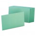Oxford OXF7420GRE Unruled Index Cards, 4 x 6, Green, 100/Pack