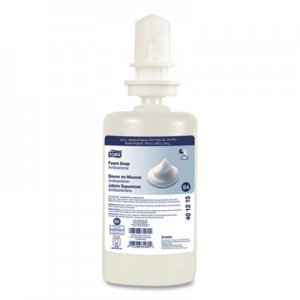 Tork TRK401215 Premium Antibacterial Foam Soap, Unscented, 1 L, 6/Carton
