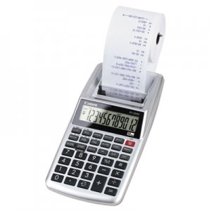 Canon CNM2203C001 P1-DHV 12-Digit Palm Printing Calculator, Purple Print, 2 Lines/Sec