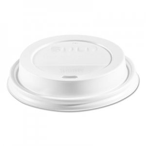 Dart SCCTLP316PP Traveler Cappuccino Style Dome Lid, Polypropylene, Fits 10-24 oz Hot Cups, White, 1000/Carton