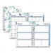 Blue Sky BLS101579 Lindley Weekly/Monthly Wirebound Planner, 8 x 5, White/Blue, 2021