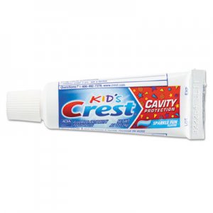 Crest PGC40159CT Kids' Sparkle Toothpaste, Blue, Bubblegum Flavor, 0.85 oz, 72/CT