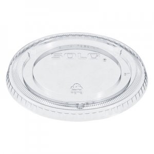 Dart DCC626TP PETE Plastic Flat Cold Cup Lids, Fits 12-16 oz Cups, Clear, 1000/Carton